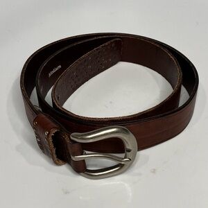 Fossil studded genuine leather belt size medium